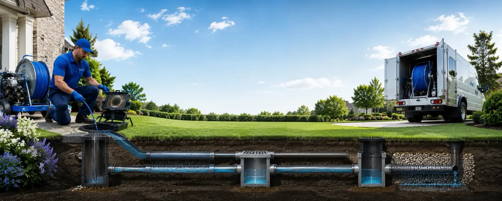 Outdoor drain cleaning information for Dennison, OH